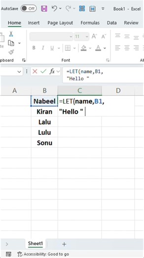 Excel Magic | LET function |Majid Mazin #excel #exceltips #excelpivot