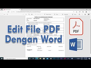 Tutorial Cara Edit File Pdf Dengan Ms Word || Media Tutorial