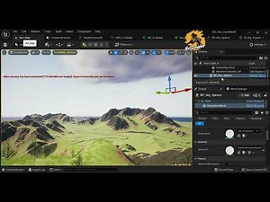 Dynamic Weather P3 - Rain - Thunder - Change sky cloud level - Unreal Engine 5 Open World tutorials
