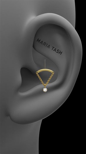 Subtle statements, maximum impact. Explore our hidden piercing placements | MARIA TASH