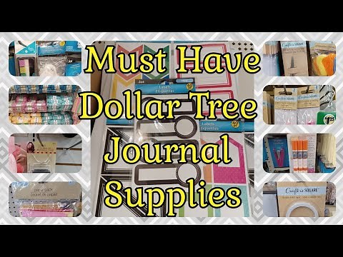 Must Have Dollar Tree Journal Supplies- Junk Journal Tools-Tons Of Ideas
