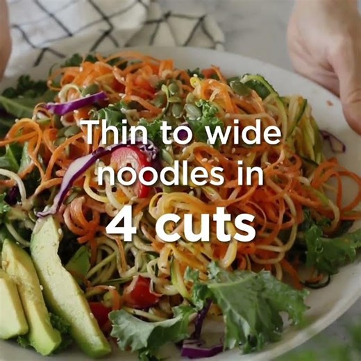 Spiralizer -κόφτης λαχανικών-δημιουργείστε εντυπωσιακά πιάτα!