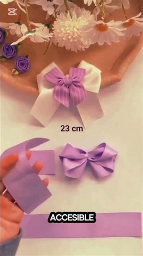 Ribbon bow easy tutorial