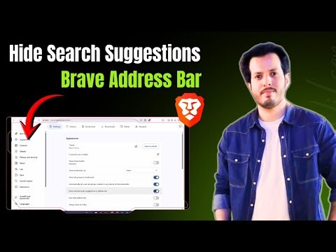 How To Hide Search and Website Suggestions in Brave Browser Address Bar