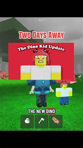 Dino Kid update in 99 nights in the forest is almost here and here’s what we know as of right now. Comment if you want us to do the update party together! #99nightsintheforestroblox #fyp #99nightsintheforest #99nights #roblox New games in Roblox 99 nights new update event