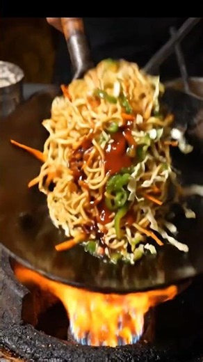 “Street Style Masala Noodles 😍 | 5 Min Easy Recipe 🔥”