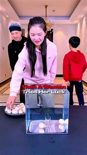 Family Egg Challenge Ends With Surprise Winner #EggDropShock #TinyGlassWin