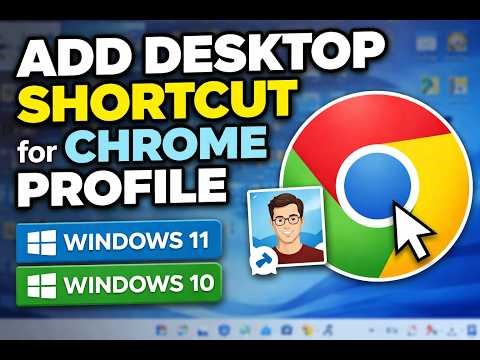 How to Add Desktop Shortcut for a Chrome Profile on Windows 11 or 10 | GearUpWindows Tutorial