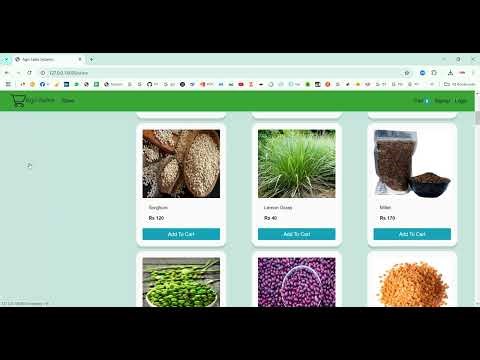 Farmer Information App for Agriculture and Sales in Django Python