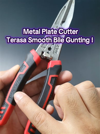 Metal Plate Cutter. Terasa Smooth Bile Gunting ! #metalcutter #cutter