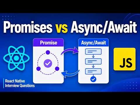 Async/Await vs Promises Explained Simply | React Native Interview Questions