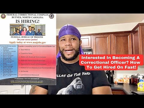 New Correctional Officers - What To Expect During The Hiring Process To Work Inside A Prison