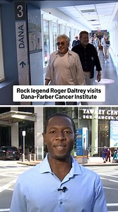 Rock legend Sir Roger Daltrey, the iconic frontman of The Who, marked a major milestone in the fight against young adult cancer with a visit to the Dana-Farber Cancer Institute, and spoke about the treatment he got in Boston for precancerous condition in his vocal chords. | NBC10 Boston