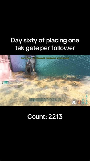 Tek Gates Challenge on Day Sixty: Current Count 2213