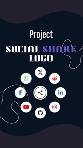 Create a Viral Share Button Animation 🤯 | HTML CSS JavaScript #shorts