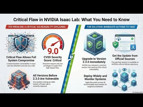 Day 25 – NVIDIA Isaac Lab Vulnerability | AI & Robotics Security Risk Explained