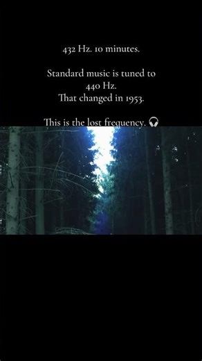 432 Hz | The Lost Frequency | 10 Minute Intentional Session | Nature's Perfect Tuning #shorts