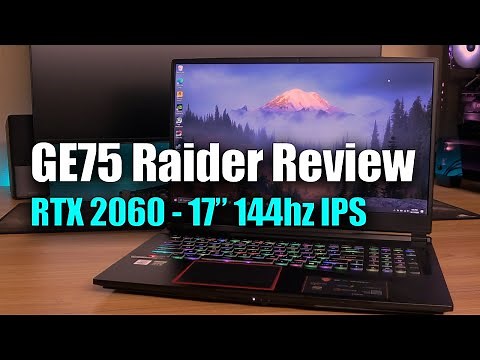 MSI GE75 Raider 2020 Review - i7 10750H - RTX 2060