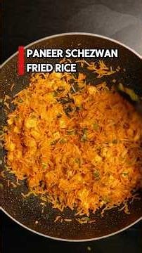 Panner schezwan fried rice 😋in easy steps #pannerrecipes #schezwanfriedrice #friedrice #joecooks