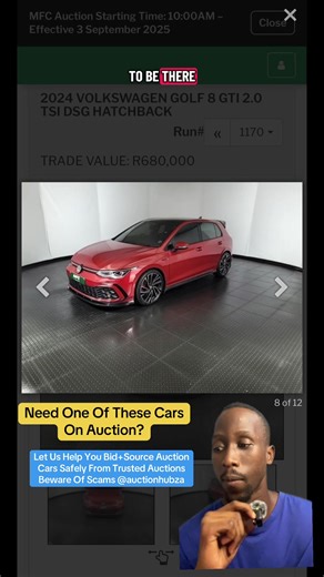 Bid on Your Dream Car at Nedbank MFC Auction