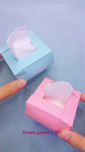 diy paper tissue box #diy #craft #handmade #papercraft