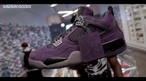 Unboxing four insanely rare friends and family Travis Scott x Air Jordan 4s FULL VIDEO: https://youtu.be/OsVx_gvSguU All four pairs are up for auction in The Ultimate Sneaker Collection, presented by Sotheby’s and Stadium Goods: sothebys.com/stadiumgoods | Stadium Goods