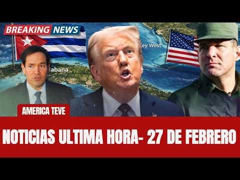 🚨NOTICIAS: TRUMP: TOMA CONTROLADA DE CUBA | NIEGA VISA A LAZO | CUBANO EN EEUU DESMIENTE AL MININT