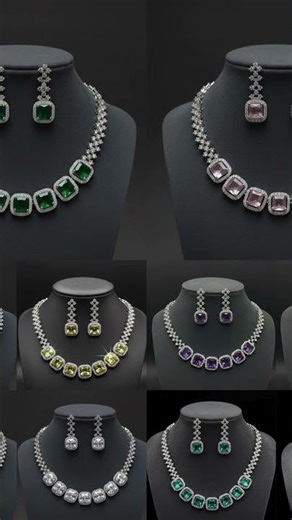 Gorgeous Zircon Jewelry Set: Sparkling Elegance for Every Occasion! 💎"