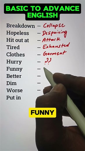 Basic vs Advance English 🧑‍🎓💯👍 #english #education