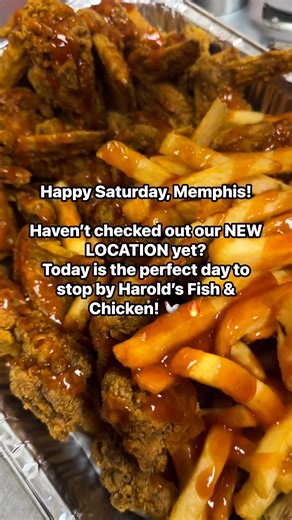 Wings, fish, shrimp — everything made fresh when you order!📍 5181 Winchester Rd⏰ 12PM–9PM📞 (901) 585-0984Pull up today!“One Try You Can’t Deny.”#HaroldsFishAndChicken#ChicagoStyleChicken#MemphisEats#MemphisFood#901Food#MemphisRestaurants#SupportLocalMemphis#MemphisFoodies | Harold's Fish and Chicken- Memphis