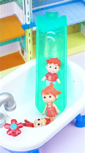 Satisfying with Unboxing & Review Cocomelon JJ, Nico, and Yoyo Swimming | ASMR Video