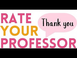 Rate My Professor - How to Rate Your Professor