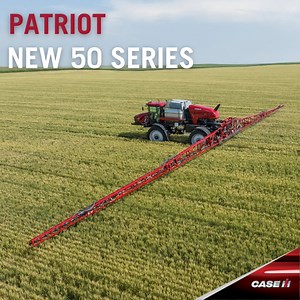 23 reactions | The Patriot® 50 series sprayer provides efficient spraying capabilities, along with a comfortable and luxurious cab. Equipped with a range of advanced technology solutions, such as wireless file transfers, guidance line sharing, prescription map creation, fleet management, data sharing, and product control, the Patriot 50 series sprayer ensures that you have everything you need at your fingertips. #Patriot50Series #CaseIH | CASE IH | Facebook