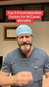 45K views · 4.3K reactions | Top 3 preventable risk factors for all cause mortality If you enjoyed this content, then check out my free newsletter at www.drjeremylondon.com #doctor #surgeon #health #wellness #operation #heartdoctor #heartsurgeon #cardiovascularhealth #hearthealth #doctors #medstudent #medicalstudent #medschool #fyp #pacemakers | Dr. Jeremy London, MD | Facebook