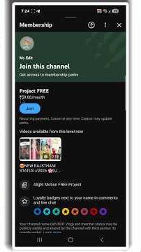 one click project import in Alight Motion 😍