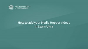 Learn Ultra: Embedding Videos and Playlists
