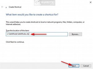 How to Create Safe Mode Desktop Shortcuts - MajorGeeks