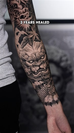 This is How a Healed Tattoo Should Look. 😎 #tattooartist #tattoos