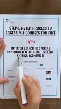 🎓 Step-by-Step Guide to Access FREE MIT Courses Online – No Fees, No Logins, No Limits! 🧠💻