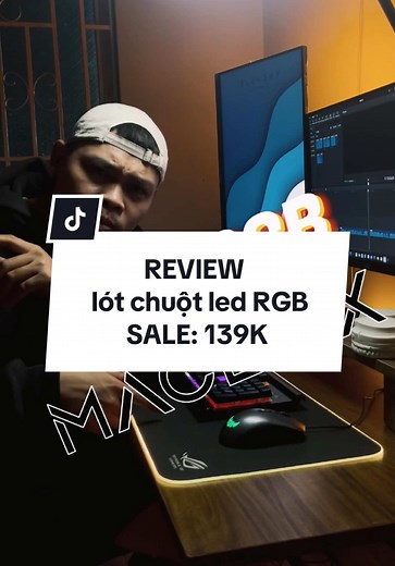 Lót chuột led RGB #chuqkientruc #lotchuot #lotchuotled #ledrgb