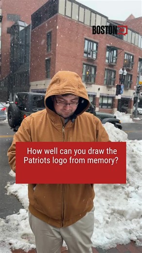 Boston.com on Instagram: "🏈 We asked fans to put their team pride to the test by drawing the Patriots’ iconic logo from memory — with some pretty creative results. Head to the link in our bio more fan moments, behind-the-scenes coverage, and everything you need to keep up with the Patriots during their Super Bowl LX run. 📹 : Annika Sunkara"