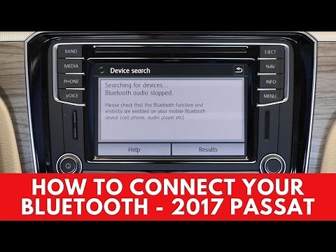2017 Volkswagen Passat: How to Connect Bluetooth