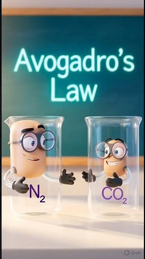 Avogadro law explained #chemistry #sciencefacts #gaslaws #cbse #class11