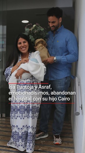 CHANCE on Instagram: "Isa Pantoja y Asraf, emocionadísimos, abandonan el hospital con su hijo Cairo 👶🏻 #isapi #isapantoja #pantoja #asraf #asrafbeno #bebe #familia #cairo #hospital"