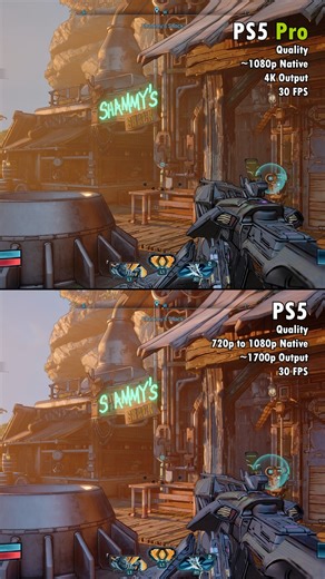 Borderlands 4 on PS5 vs. PS5 Pro Comparison, Graphics and FPS #Borderlands4 #ps5 #ps5pro | Open Surprise