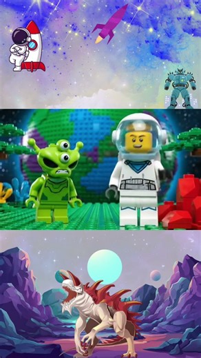 Lego animation, space adventure🚀🚀