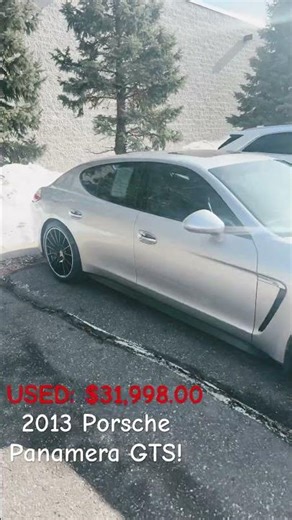 2013 Porsche Panamera GTS- Silver! USED:$31,998.00