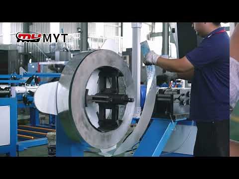 How to install and operate spiral duct forming machine ?
