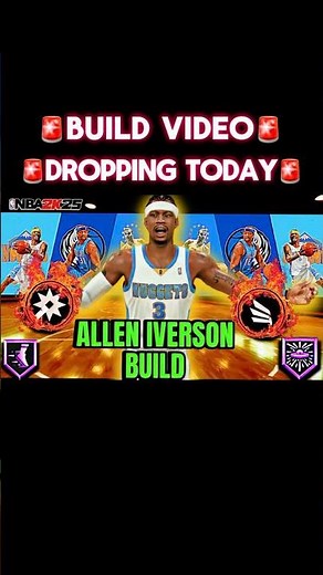This is the Best Allen Iverson Build in NBA 2K25 Current Gen. BUILD VIDEO DROPPING TODAY!