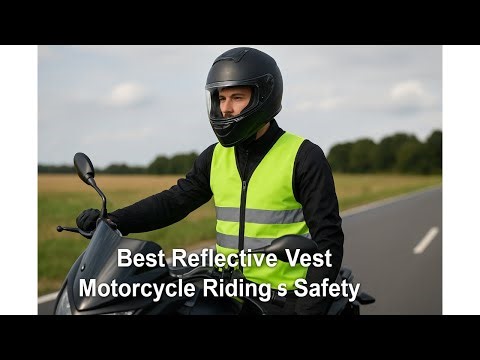 🦺 Best Reflective Vest Motorcycle Riding Safety | HONTIUS Motorcycle Vest Ride Safer Travel Safety 🦺
